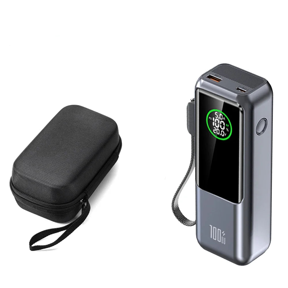 Premium Power Bank with Built in Cable & Fast Charging