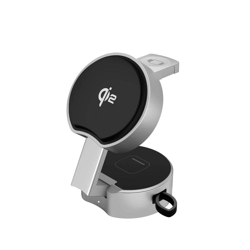 Premium Qi2 3 in 1 Foldable Magnetic Wireless Charger Stand