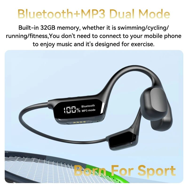 Premium Waterproof Bone Conduction Swimming Headphones