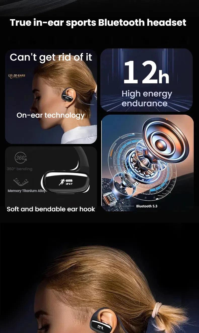 Auriculares Bluetooth deportivos resistentes al agua de primera calidad