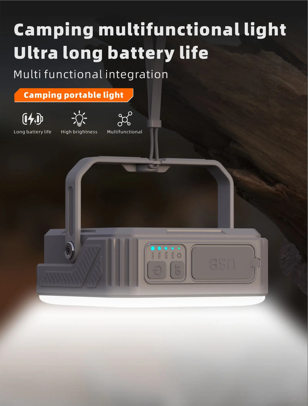 Batería solar premium para exteriores y camping