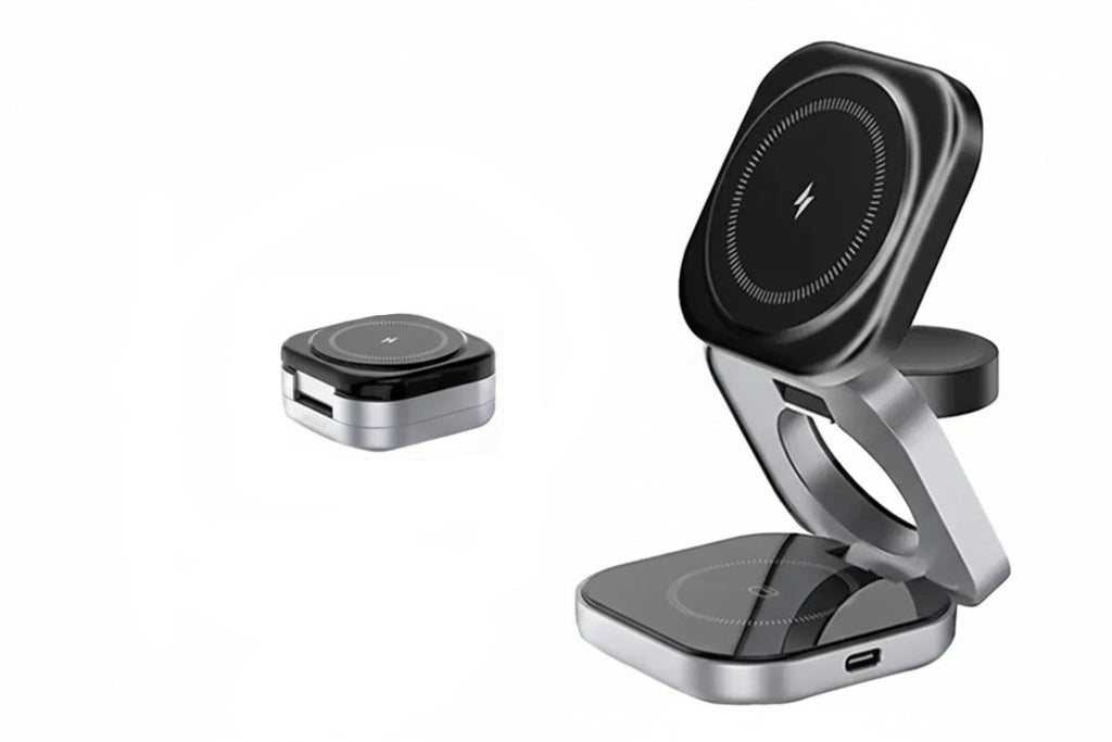 Premium 3-in-1 Foldable Magnetic Wireless Charger