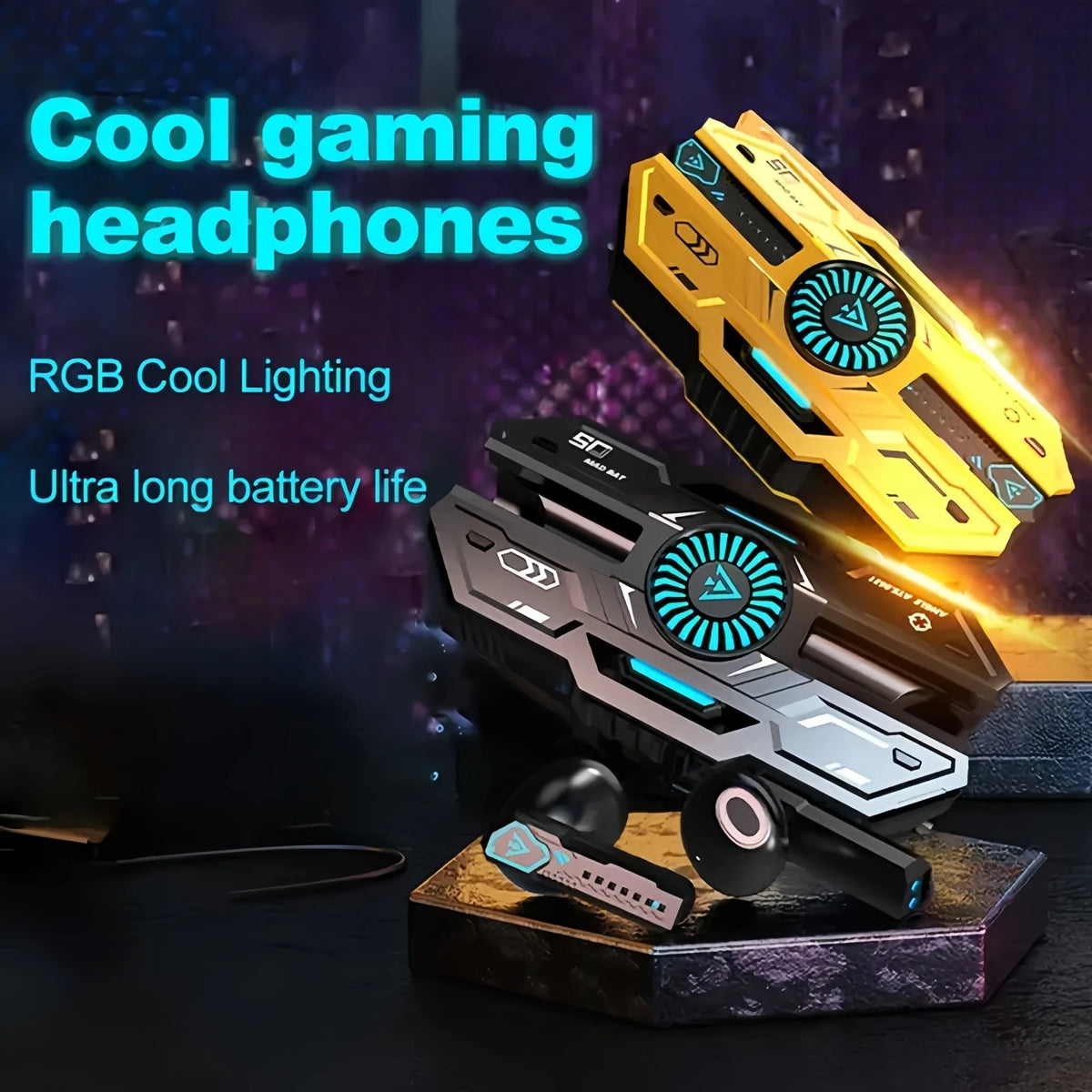 Premium Wireless Gaming Earbuds with Low Latency