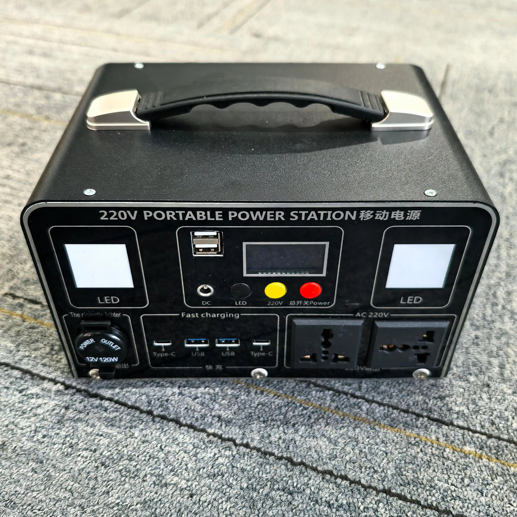 Estación de energía portátil premium con carga rápida para camping y laptop