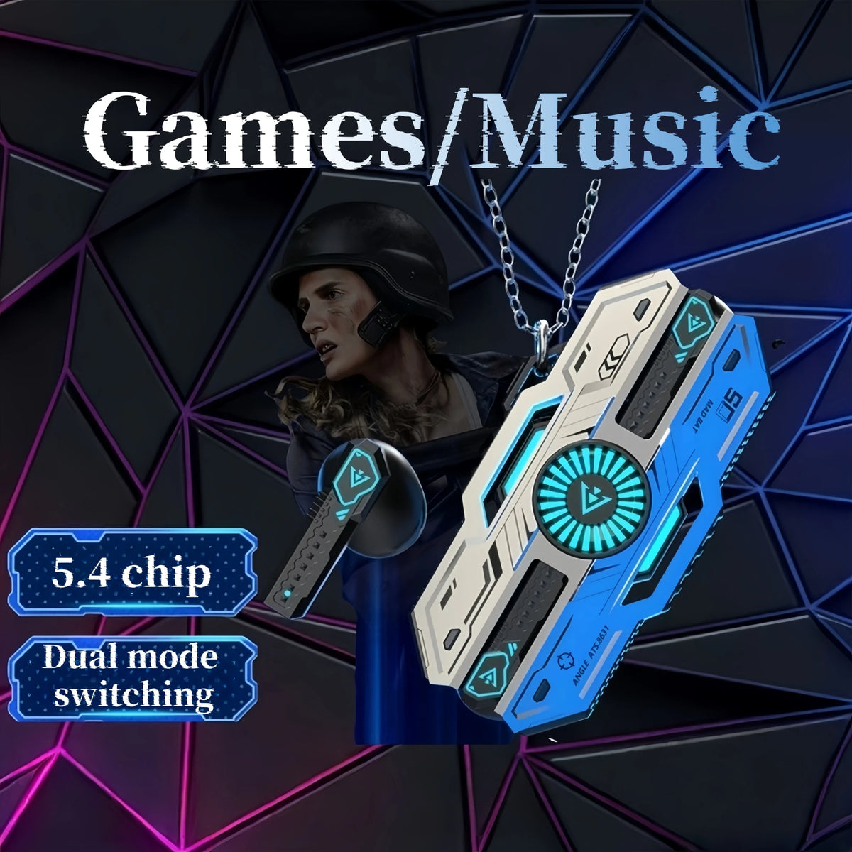 Auriculares inalámbricos premium para juegos con baja latencia