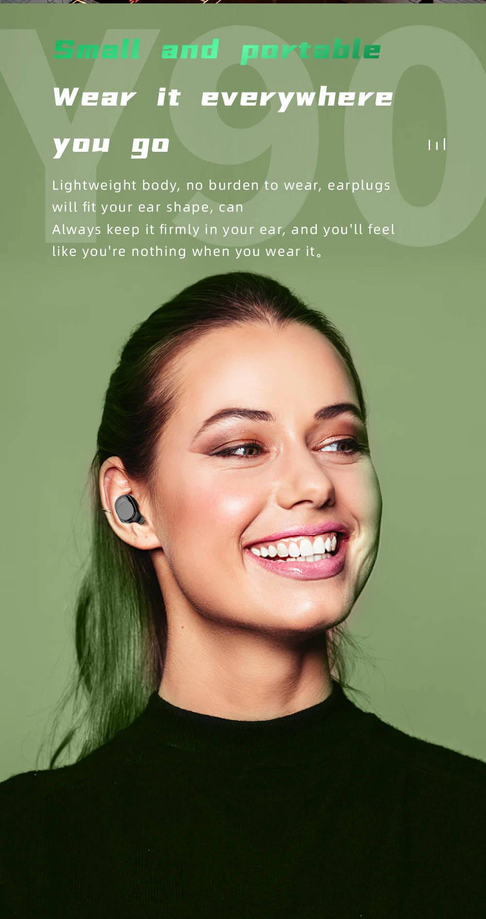 Premium TWS Wireless Sports Earbuds