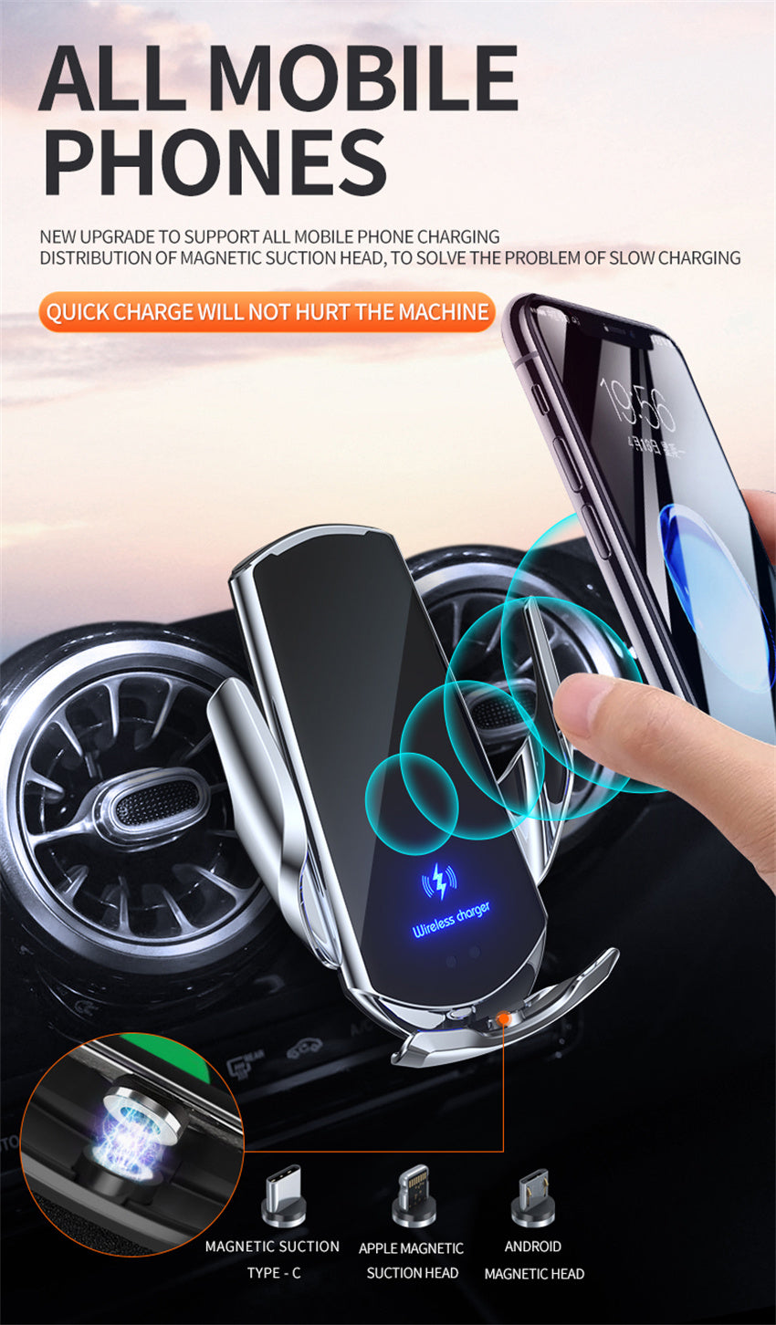 Premium Smart Sensor Car Wireless Charger