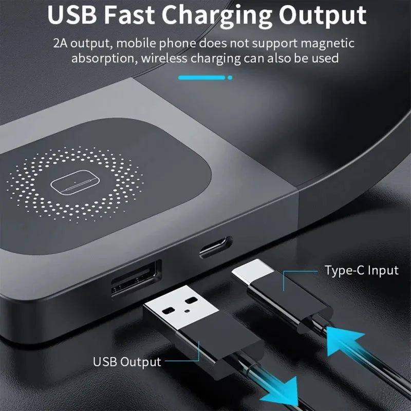 Premium 3 in 1 Magnetic Wireless Charging Station