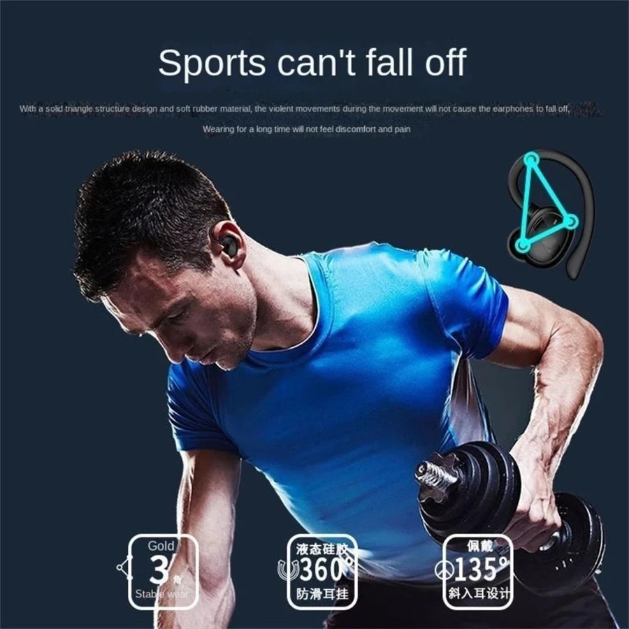 Auriculares deportivos inalámbricos de gancho premium