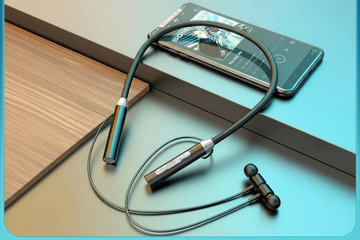 Auriculares deportivos inalámbricos de cuello premium