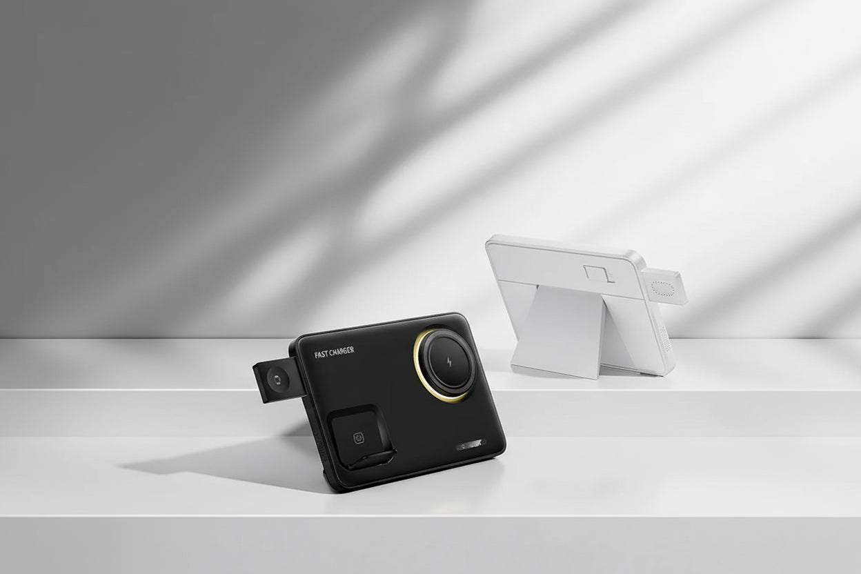 Premium Qi2 3 in 1 Foldable Magnetic Wireless Charger Stand