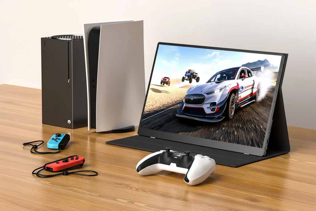 Monitor portátil premium de 17,3 pulgadas