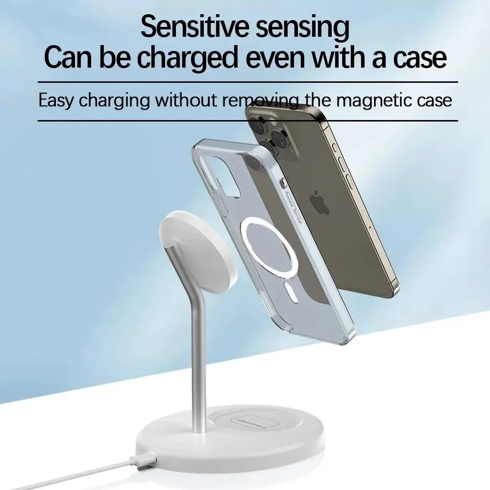 Premium 2 in 1 Magnetic Wireless Charging Stand