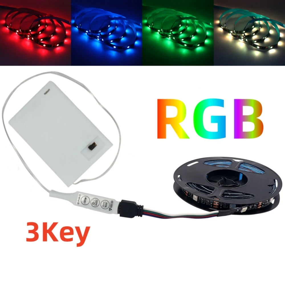 Premium Battery powered RGB LED Strip Lights