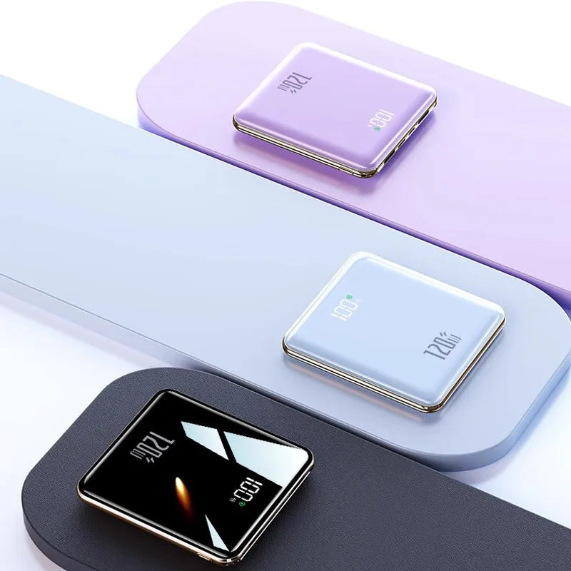 Power Bank premium ultradelgado con cables integrados