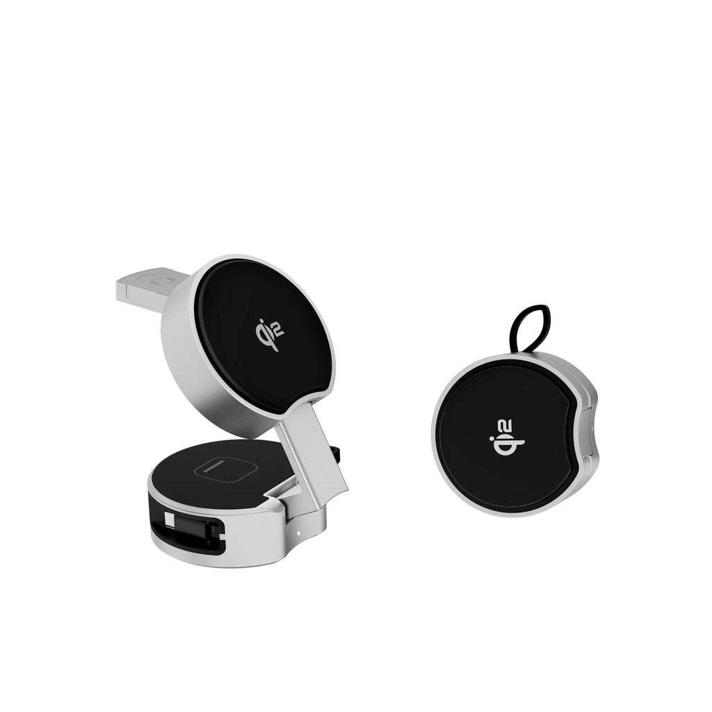 Premium Qi2 3 in 1 Foldable Magnetic Wireless Charger Stand