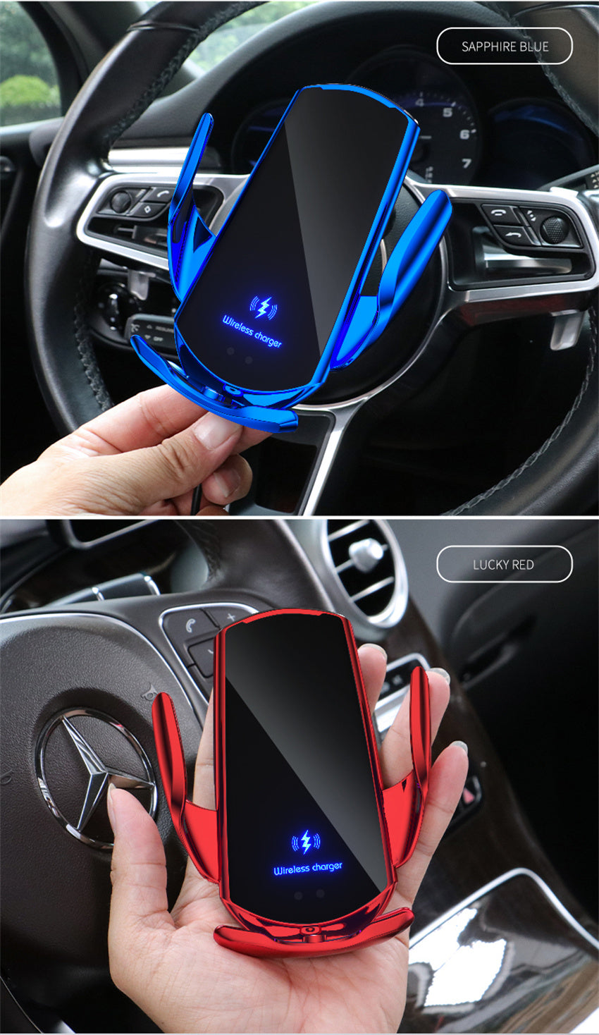 Premium Smart Sensor Car Wireless Charger