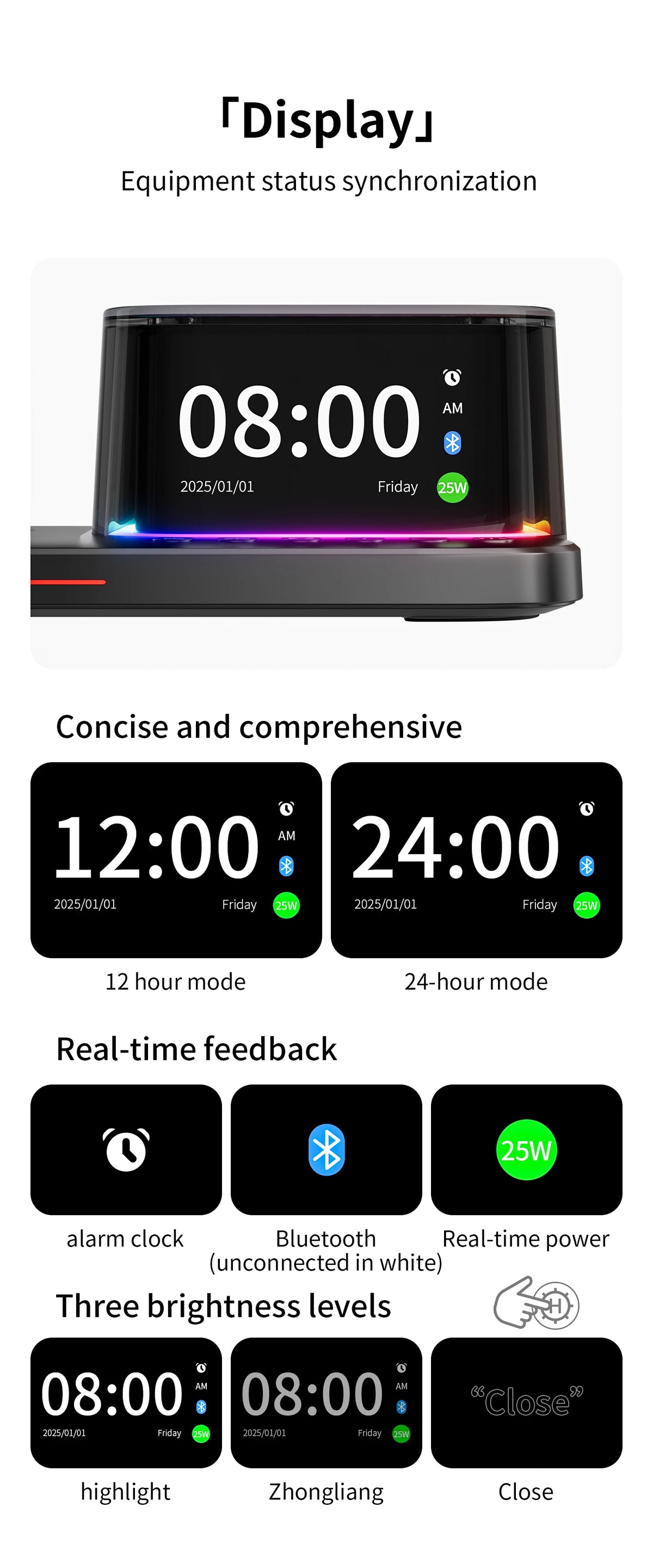 Cargador inalámbrico premium 5 en 1 Qi2