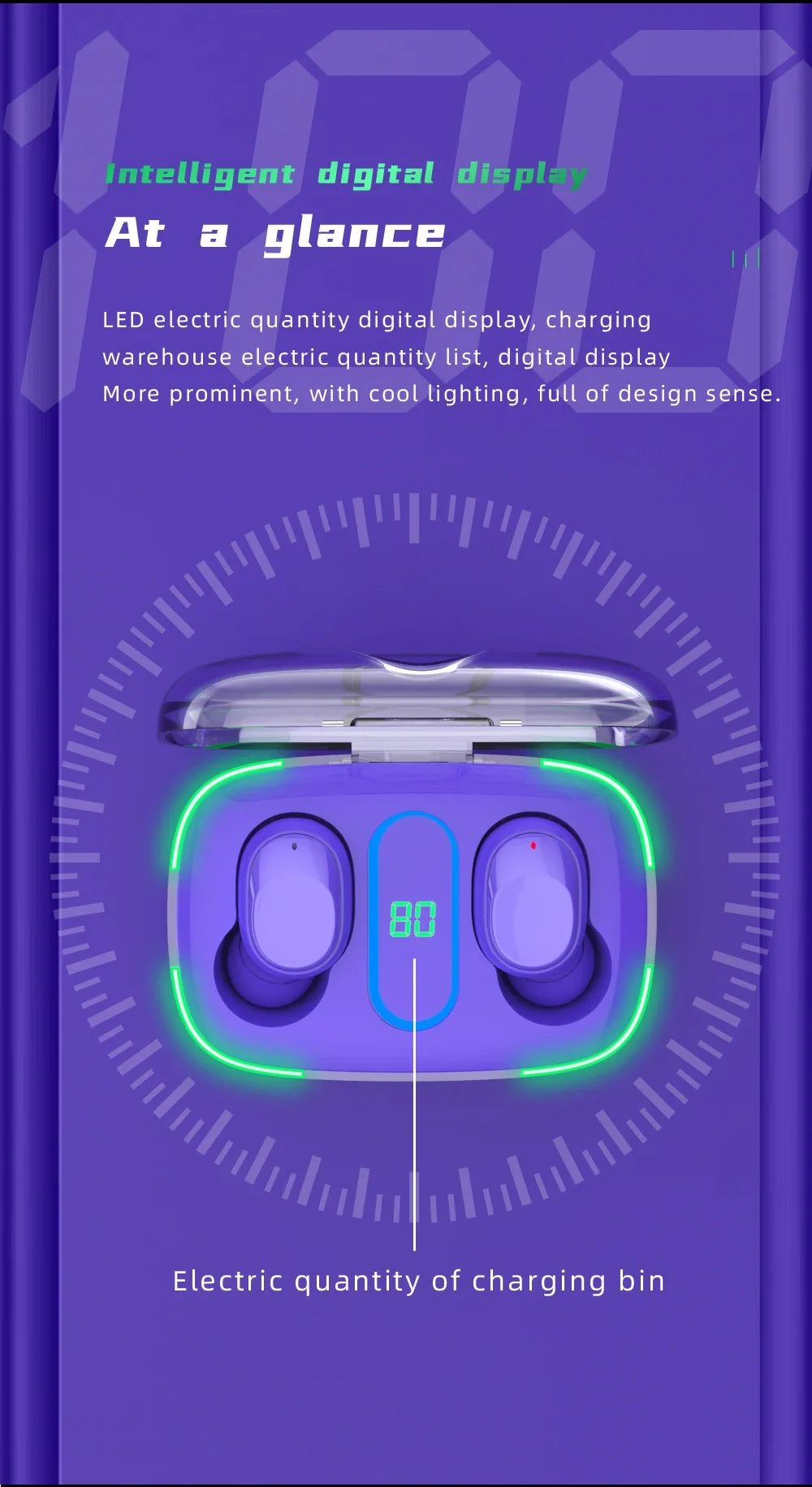Premium TWS Wireless Sports Earbuds