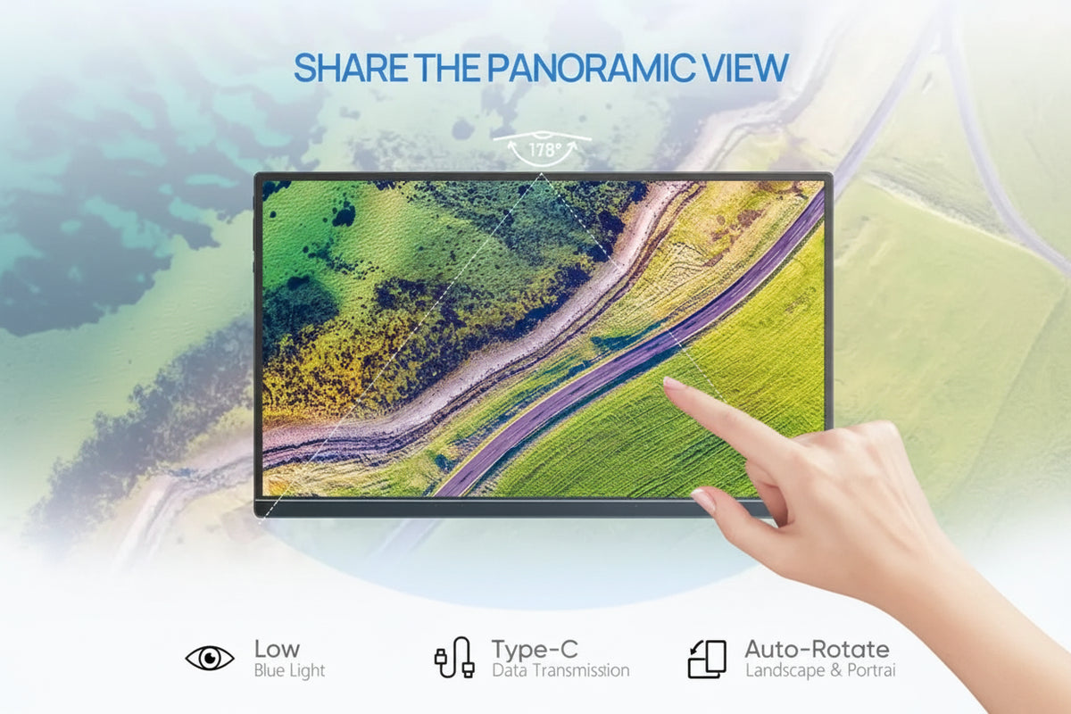 Premium 13.3 Inch Touch Portable Monitor