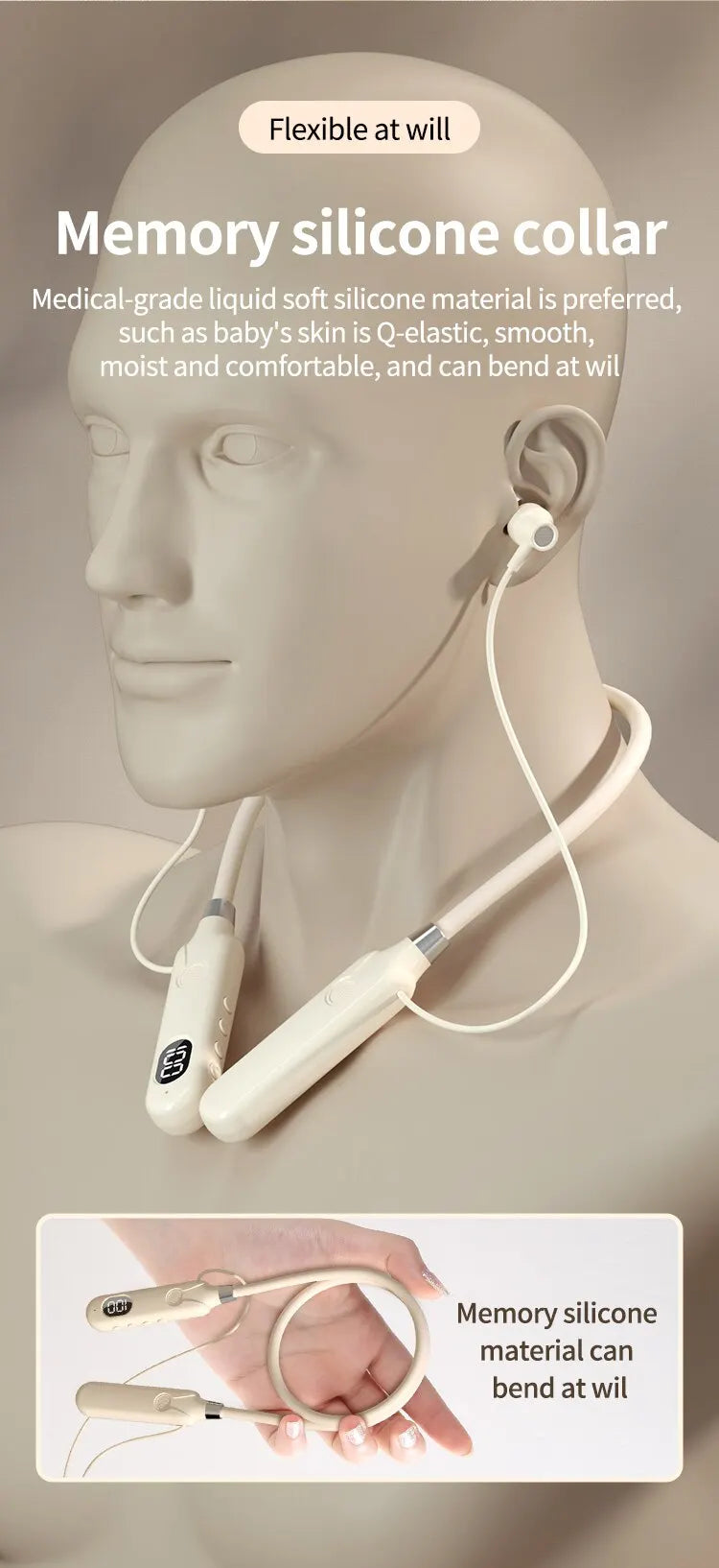 Premium Wireless Neckband Earphones