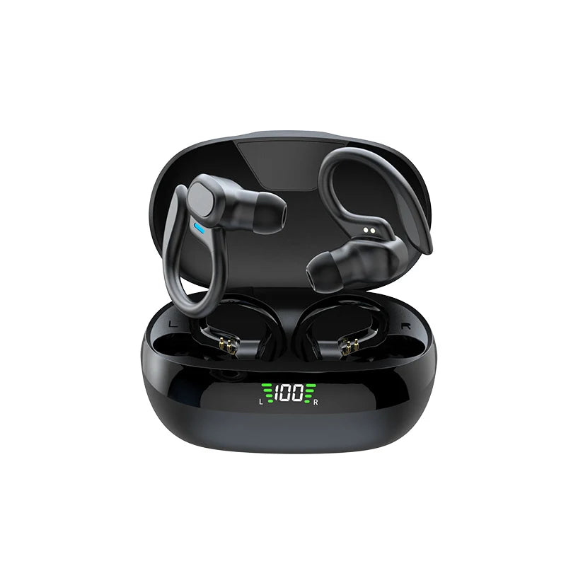 Premium Wireless Sports Earbuds With Secure Ear Hooks