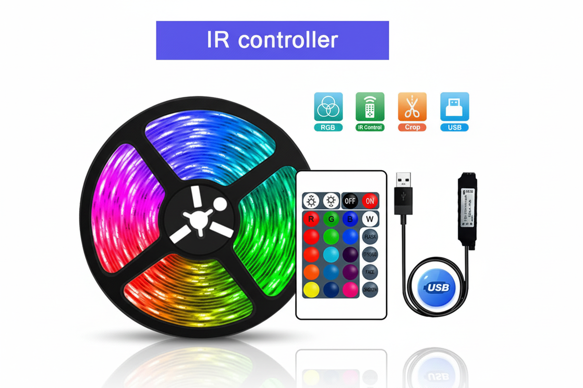 IR LED Strip with Text Labels