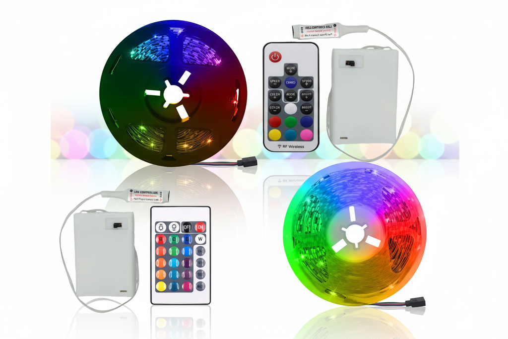 LED Strip with Bokeh Effects