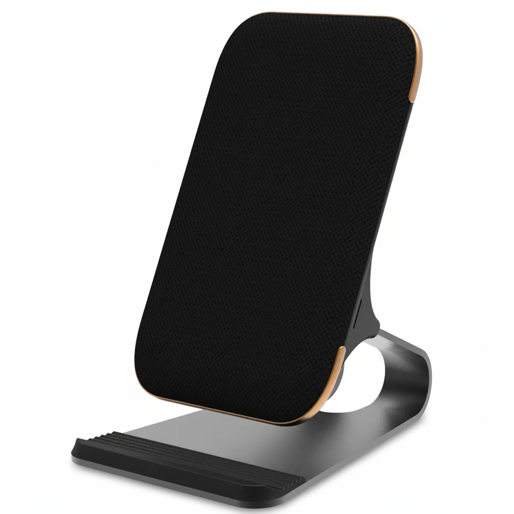 Premium Fabric Wireless Charger - Black