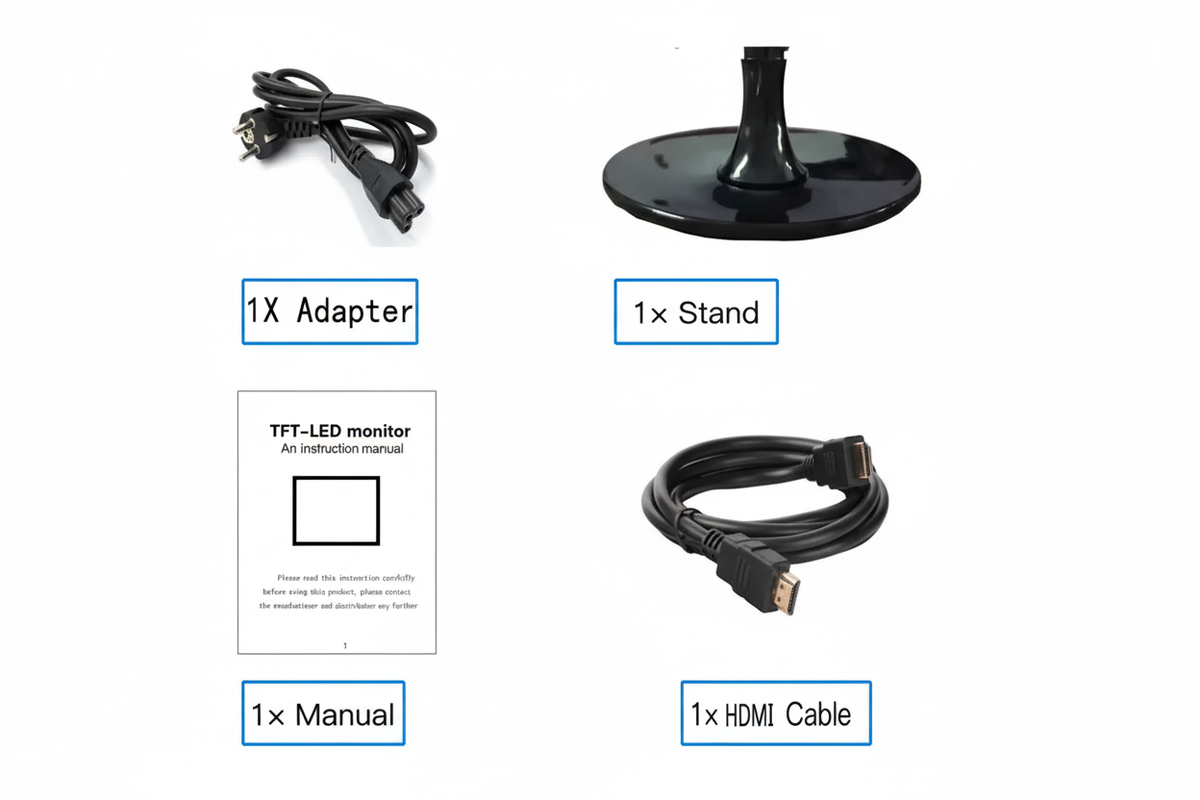 Premium Monitor - Package Contents