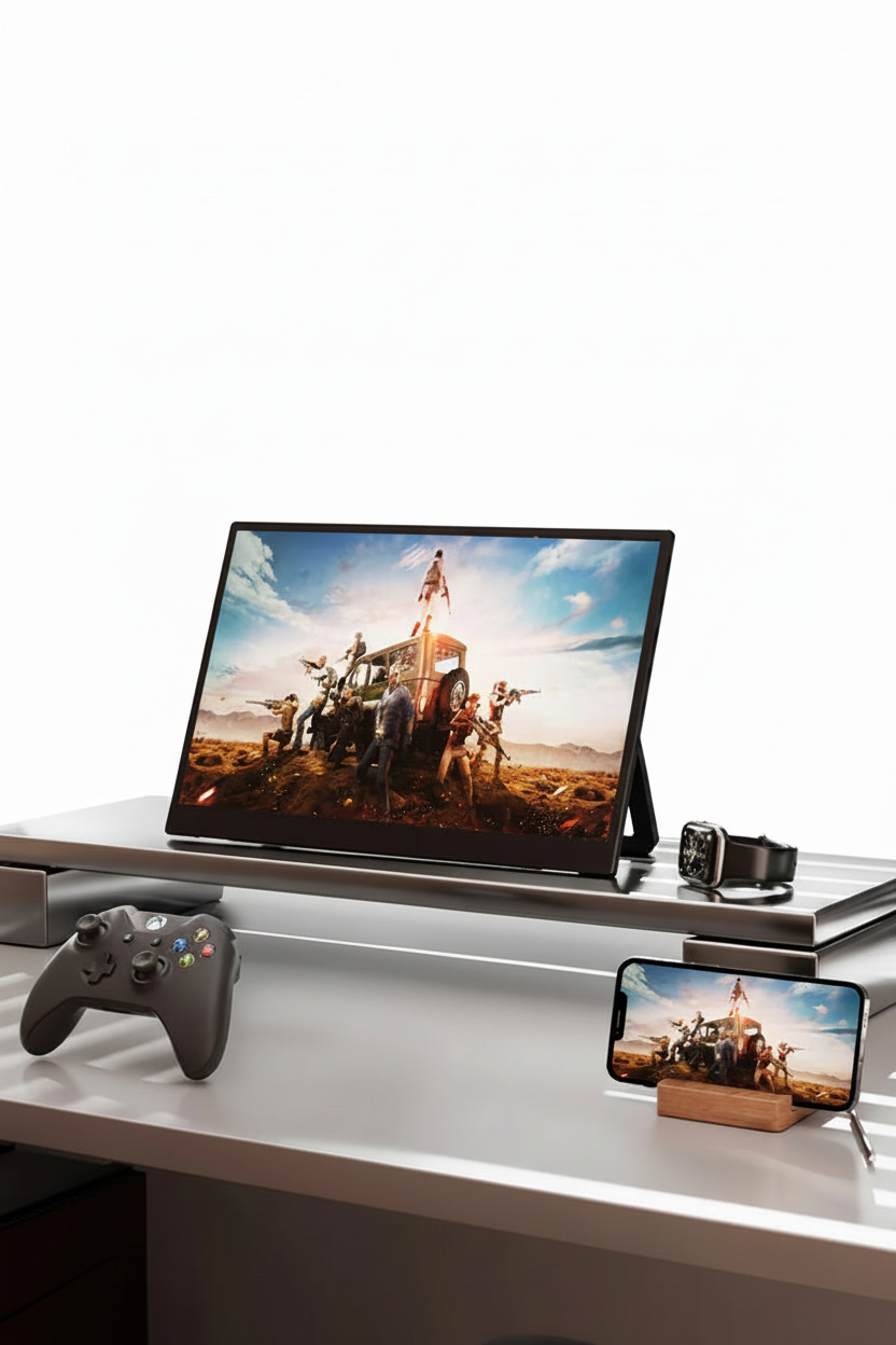 Premium Portable Monitor - Gaming Setup