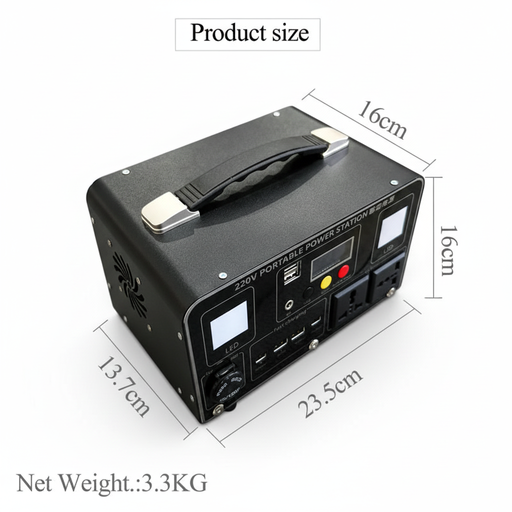 Professional Product Dimensions Diagram