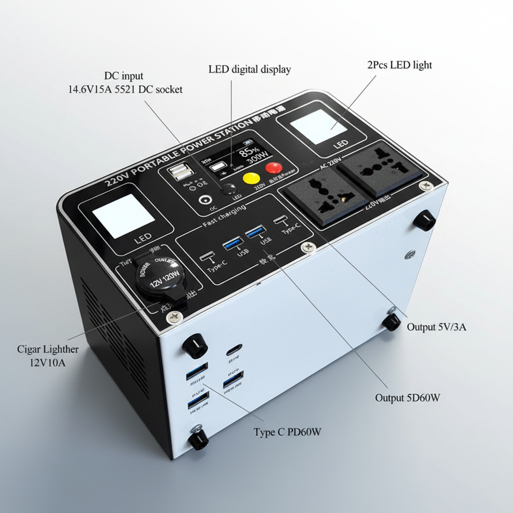 Professional Technical Specifications Diagram
